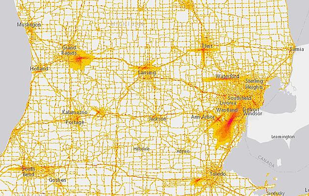 This Map Shows the Areas in Michigan With the Worst Noise Pollution