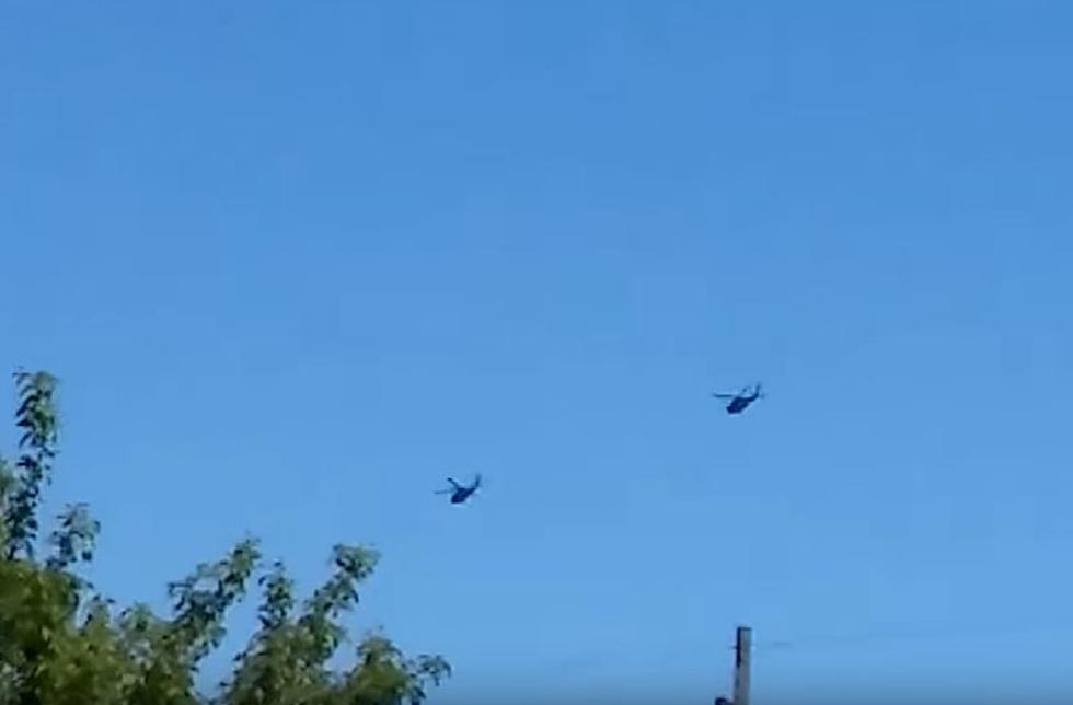Why Are These Unmarked Black Helicopters Flying Close to the Michigan Border? [VIDEO]