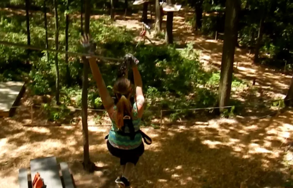 Take A Ride On A Zip Line Inside This Michigan Adventure Park [Video]