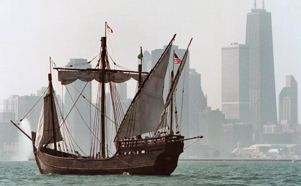 Christopher Columbus’ Ships ‘Nina’ and ‘Pinta’ Sail into South Haven