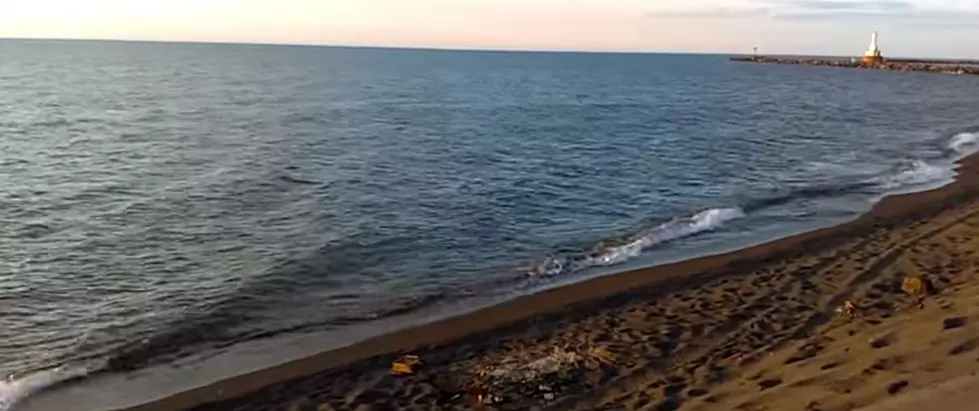 Optical Illusion Shows a ‘Floating’ Ship in Lake Michigan