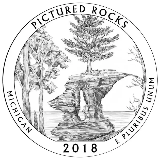 US Mint Unveils Drawing of the 2018 &#8216;America the Beautiful&#8217; Quarter Featuring Michigan&#8217;s Pictured Rocks National Lakeshore