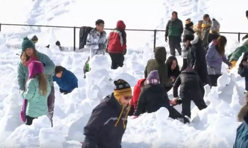 Snow Man Left Behind- Michigan Tech Sets World Record for Most Snowmen