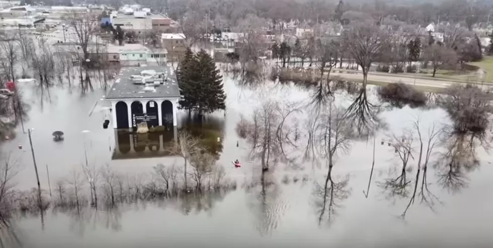Astonishing Drone Video of Historic Kalamazoo Flooding