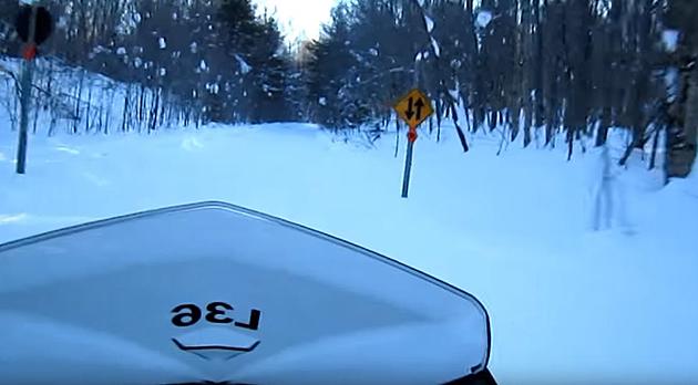 This is What it Looks Like to Go 100mph on a Snowmobile in Michigan [Video]
