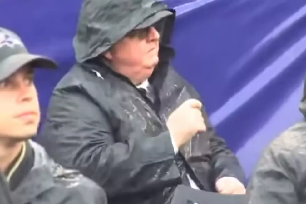 Man Caught Air Drumming to Rush During Football Game