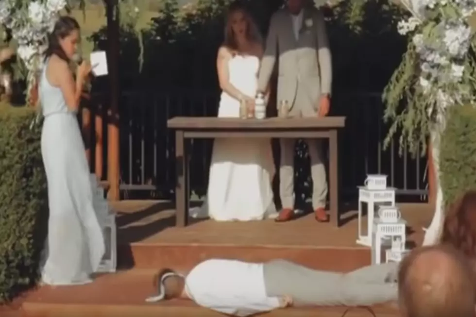 A Best Man Face Plants During the Wedding Ceremony