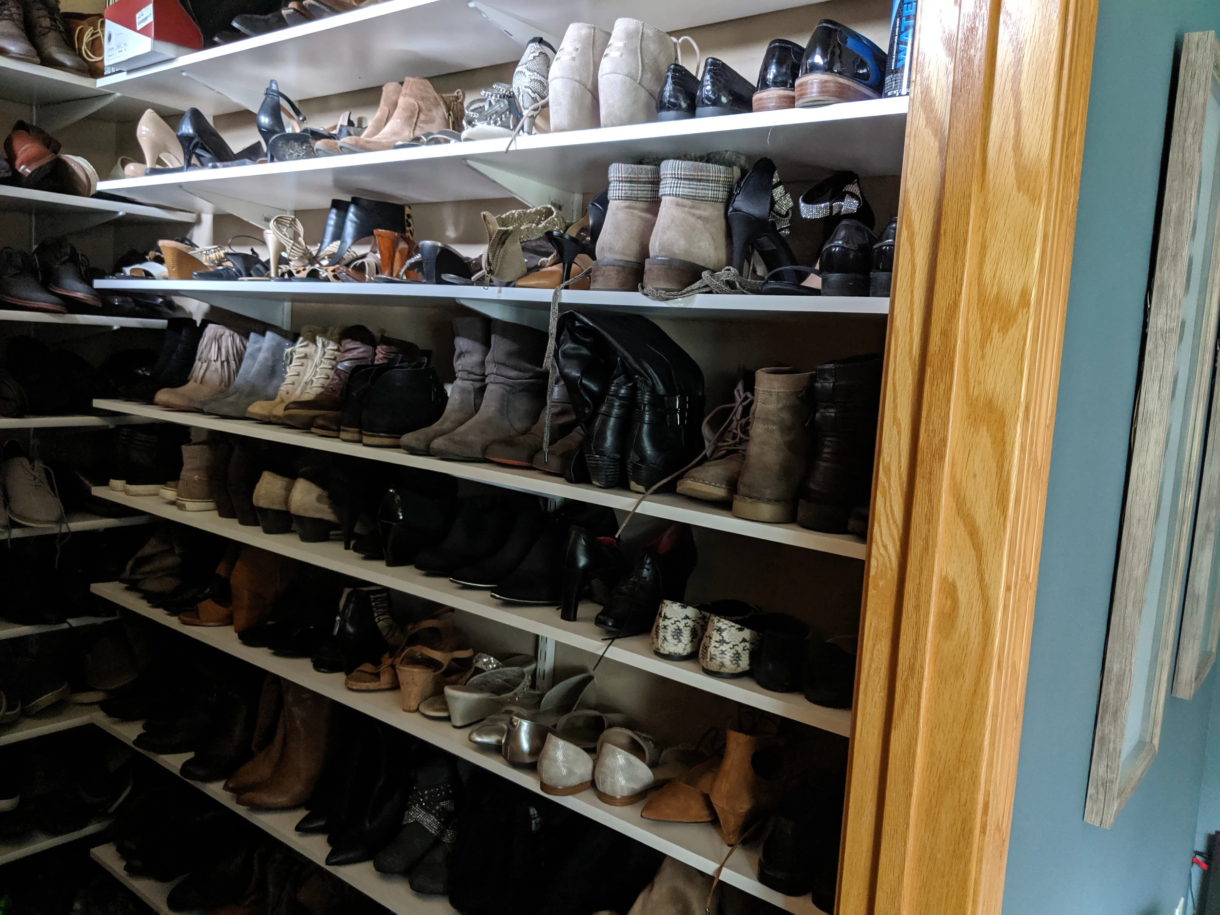 Have NOTHING on Celine's 10,000 Shoe Closet