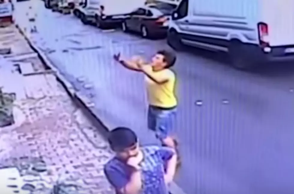 Teenager Caught A Baby That Fell from a Window