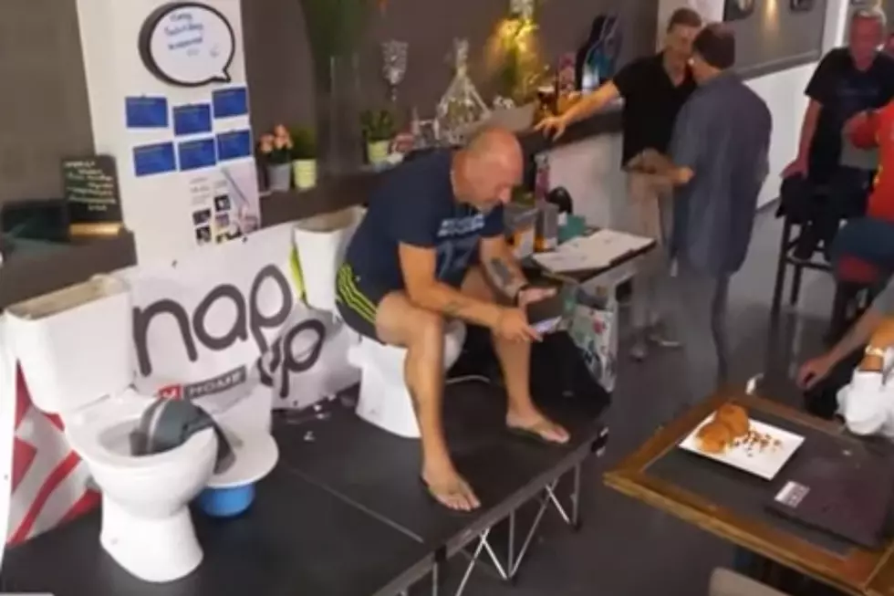 Guy Sets a Guinness Record for Sitting on the Toilet for 116 Straight Hours