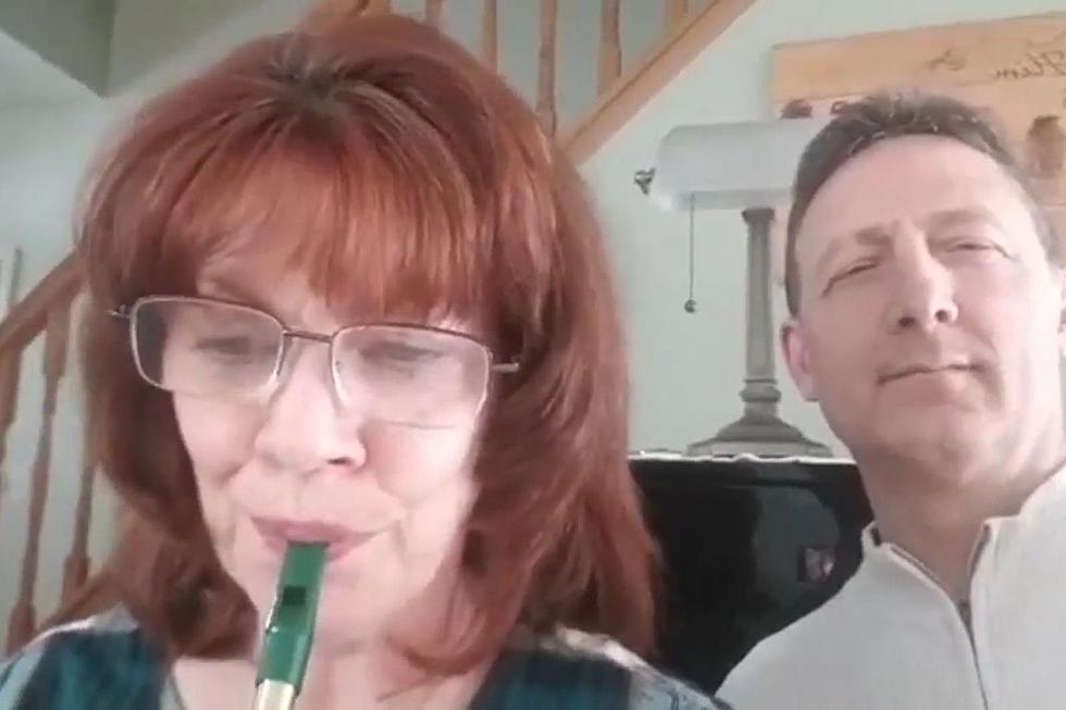 Adam's Mom Plays the Irish Whistle On-Air on St. Patrick's Day