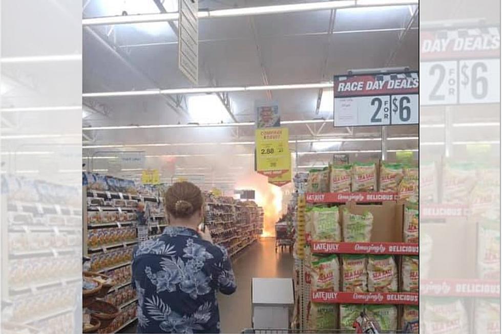 Fireworks Lit Inside MN Hy-Vee