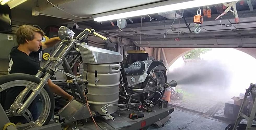 Minnesota Man Creates Beer-Powered Motorcycle [VIDEO]