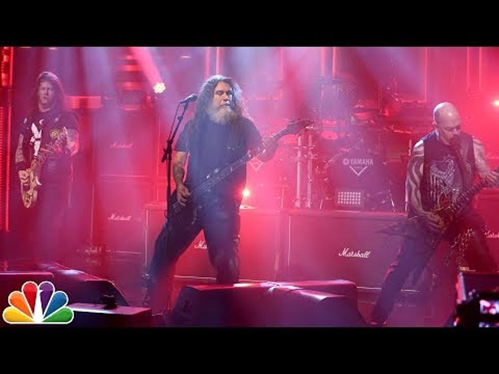 Jimmy Fallon Proves He’s A Metal Head During Slayer Performance