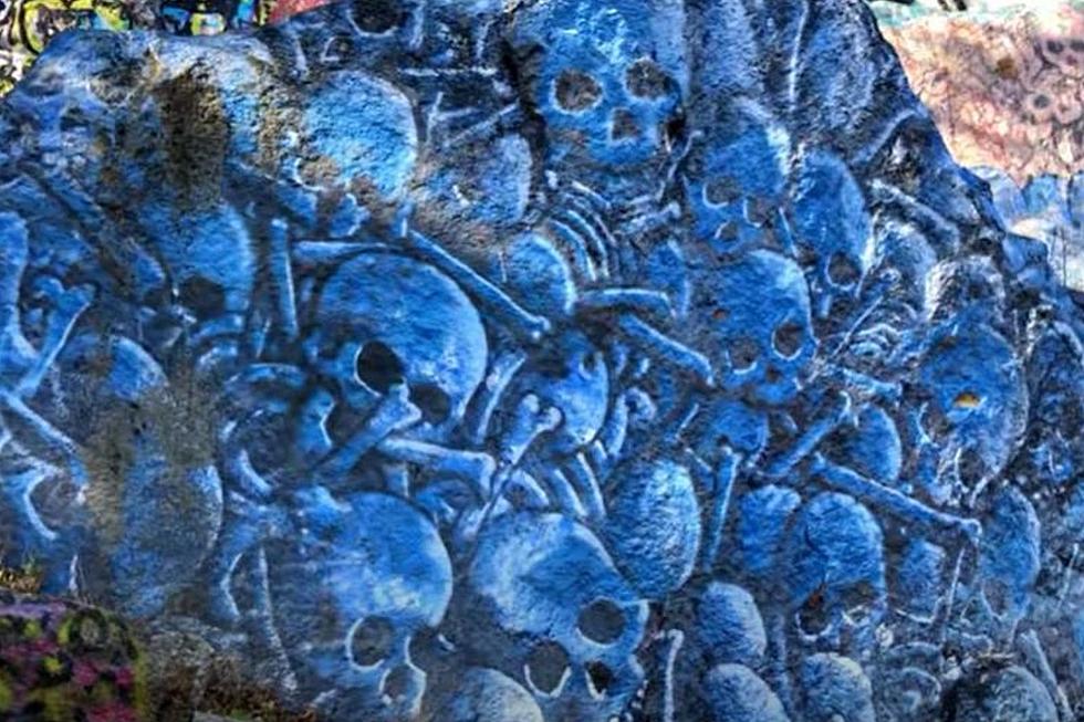 New England Town is Home to Intense Mural in Woods (photos/video)