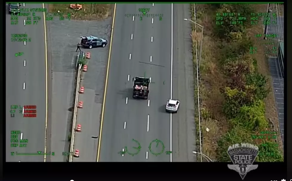 Mass State Police Chase Stolen Boston City Truck (Video)