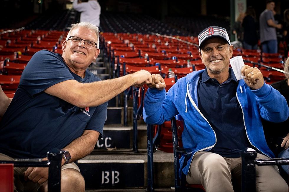 Two Total Strangers At Fenway Split 50/50 Tickets, Win Big Prize