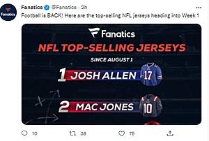 Fanatics releases top selling NFL jerseys ahead of Week 1: How to