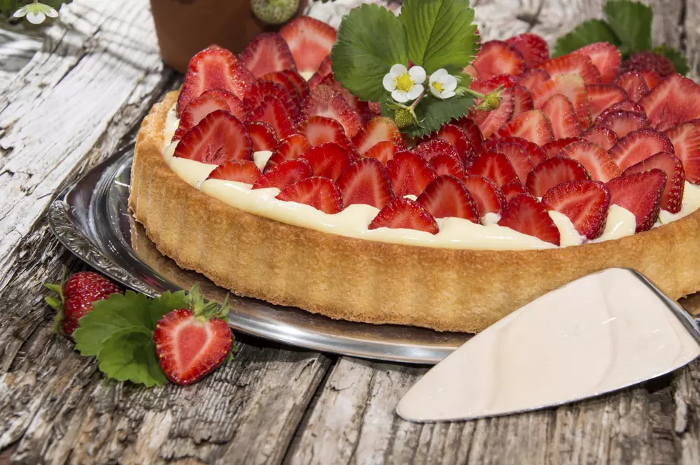 Fresh baked Strawberry Cake
