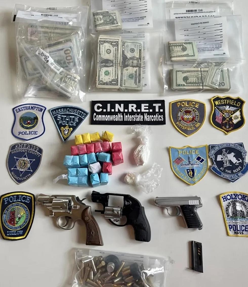 Major Arrest Of Pittsfield Duo For Guns, Heroin, Cocaine