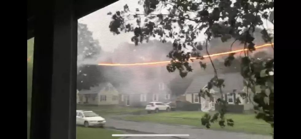 WATCH: Wild Video of Electrical Wire on Fire in Dalton