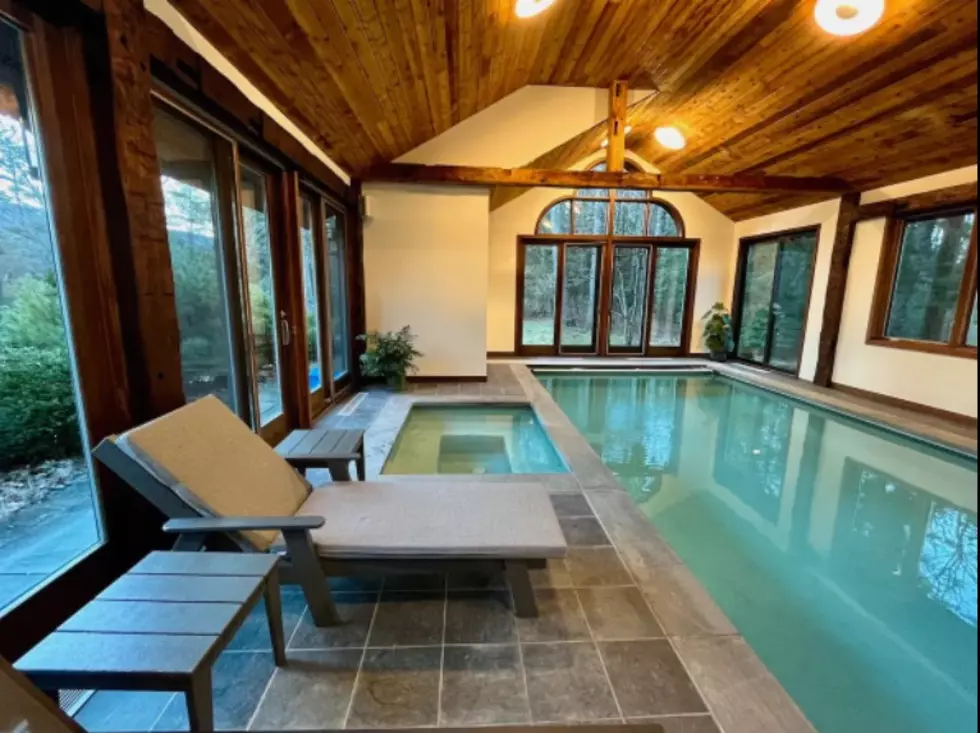 Hidden Treetop Chalet in The Berkshires Features Indoor Pool, Hot Tub &#038; Game Room