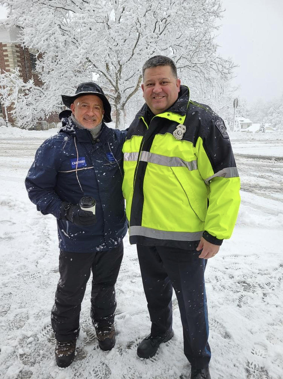 The Weather Channel's Jim Cantore Spotted In Lenox, Massachusetts