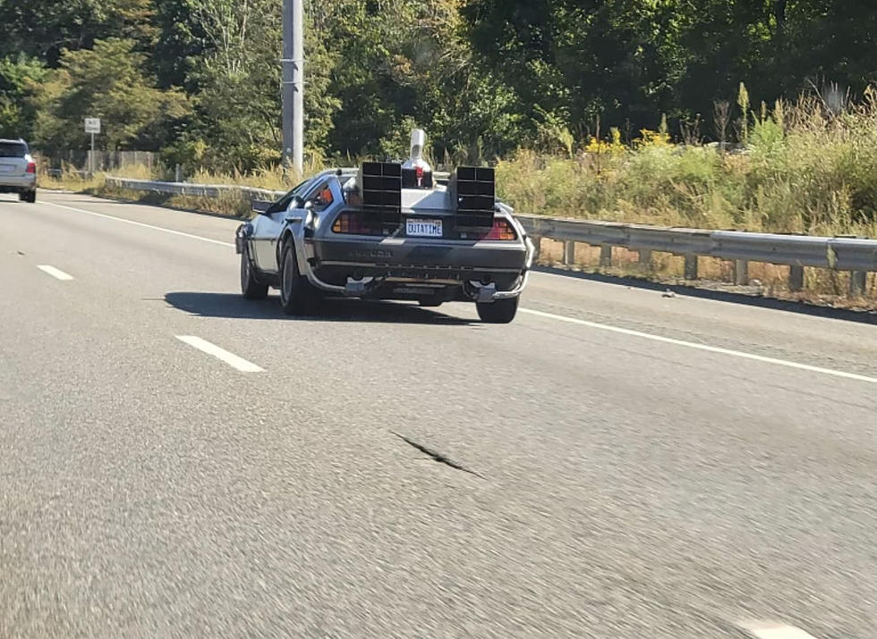 Rare &#8216;Back To The Future&#8217; DeLorean Spotted On Rte. 24 In Massachusetts
