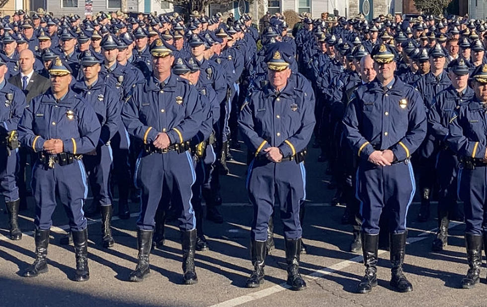 1,200 Strong Pay Their Respects To Fallen Massachusetts State Trooper