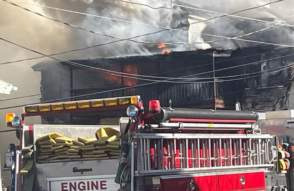 Breaking: There's A Huge Fire Involving Two Houses In Pittsfield
