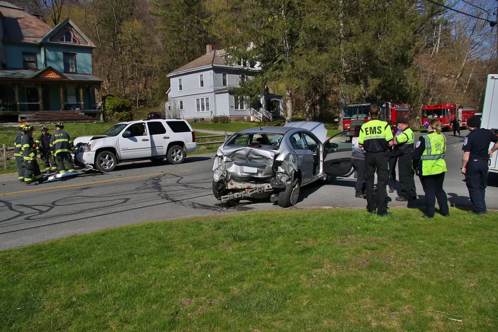Two Car Crash In North Adams Friday Spins Vehicle Around