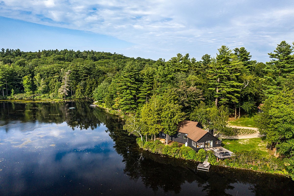 This Mind-Blowing $18 Million Berkshire Home with Private Lake Still for Sale