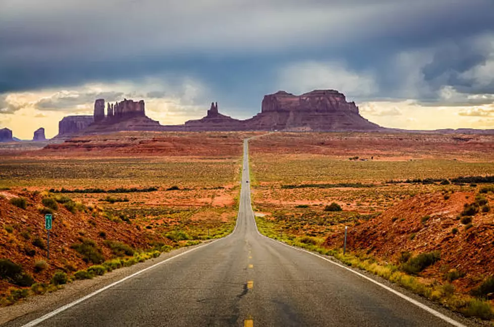 Highway 163 from Mexican Hat to Monument Valley.