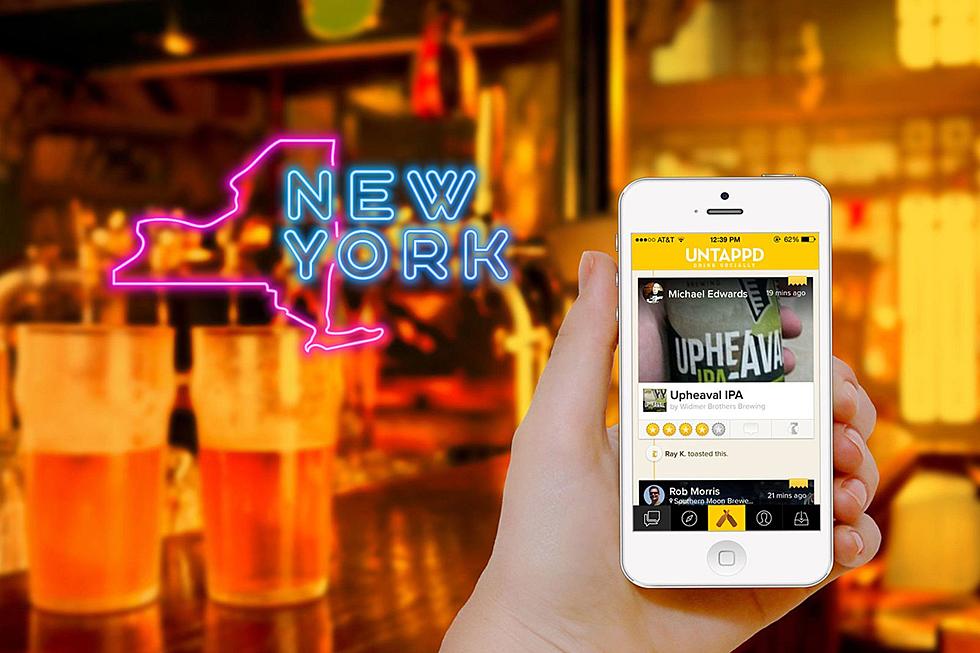 Which New York State Brewery Has the Most Untappd Check-Ins?