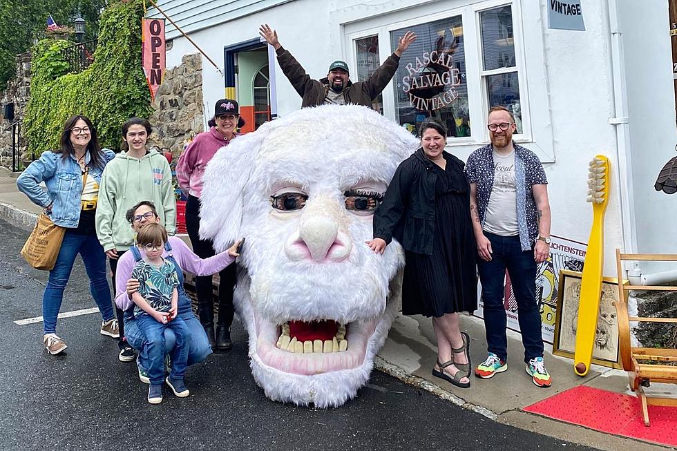 Crowds Swarming to This NJ Store to See Giant &#8216;Neverending Story&#8217; Head