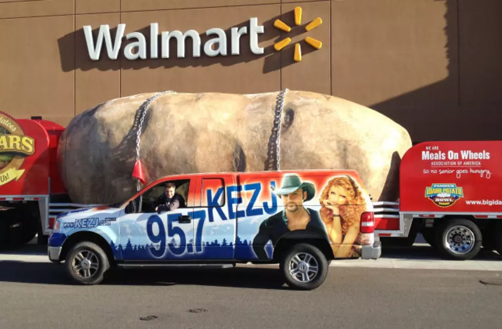 Giant Potato Rolls Through Walmart In Twin Falls [Audio]