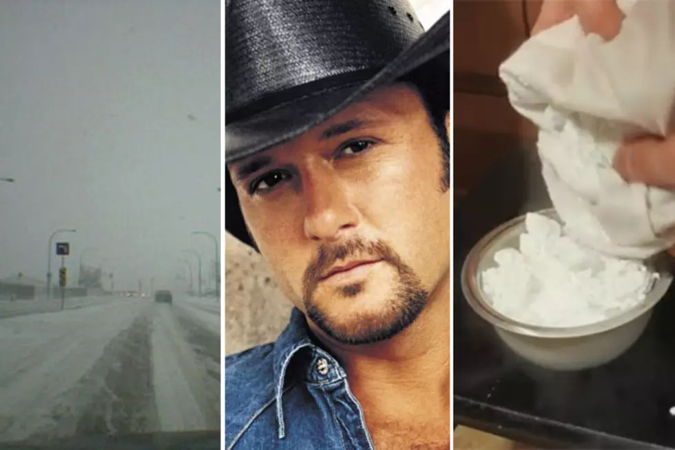 See + Meet Tim McGraw, Winter Storm Hits The Magic Valley, and Homemade Dry Ice &#8211; Terry&#8217;s Weekend Recap