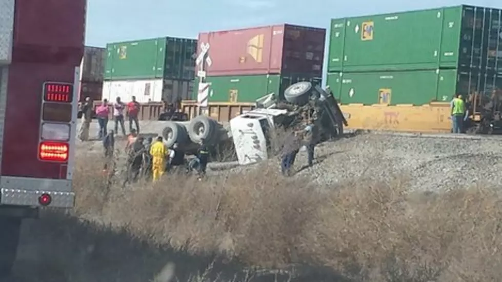 Truck And Train Collide in Minidoka County