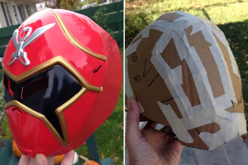 Make Your Own DIY Power Rangers Helmet for Halloween [Updated]