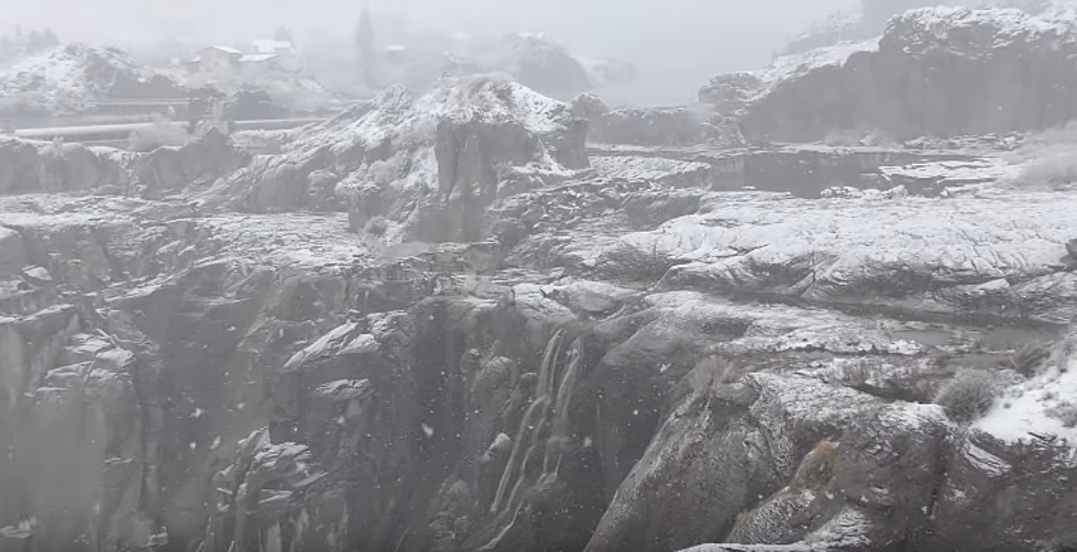 Awesome Video of Snowfall at Shoshone Falls