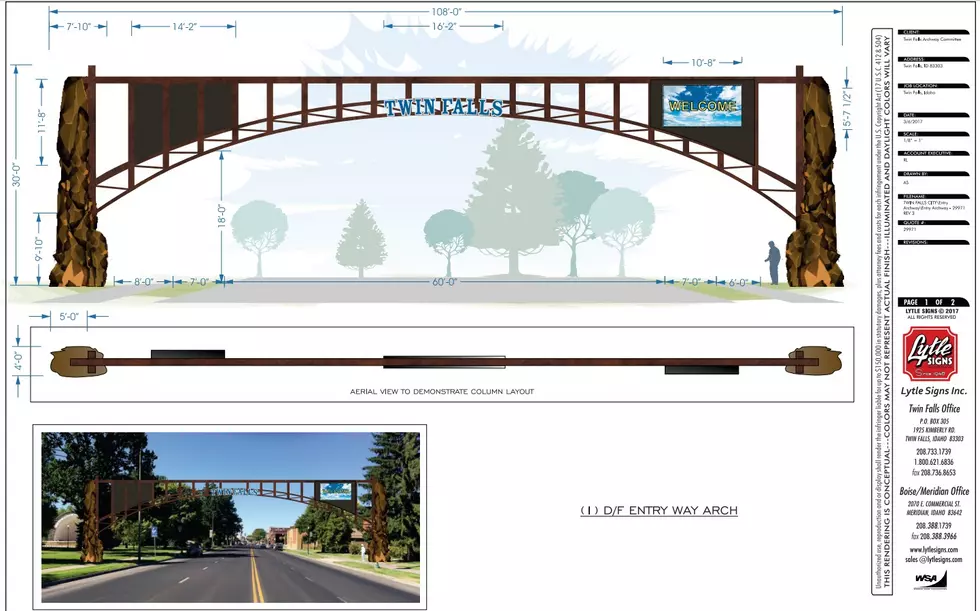 Twin Falls Archway Concept Released