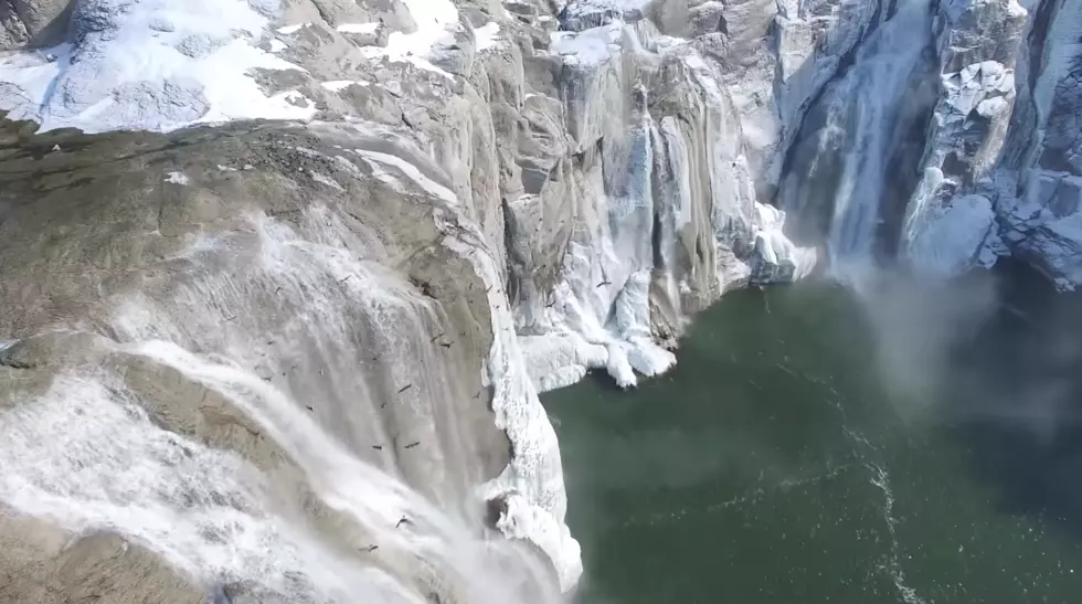 Drone Footage Proves Twin Falls Is Gorgeous In Winter Too