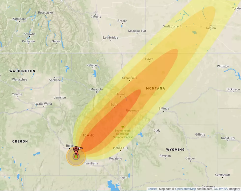 Map Shows What It Would Look Like If Idaho Was Nuked