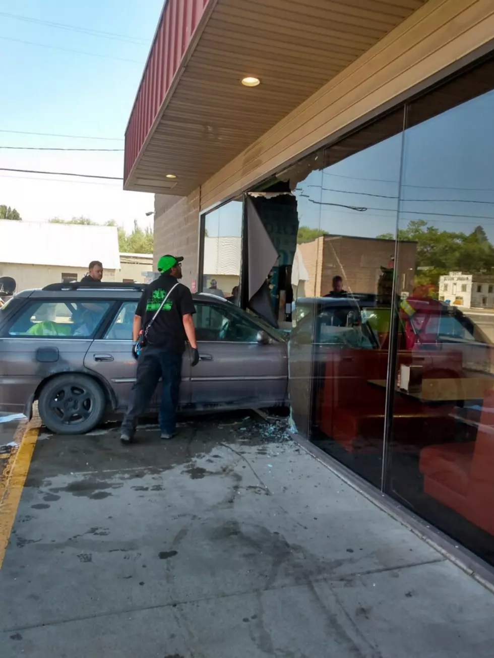 Car Smashes Through Shoshone Valley Co-op Window