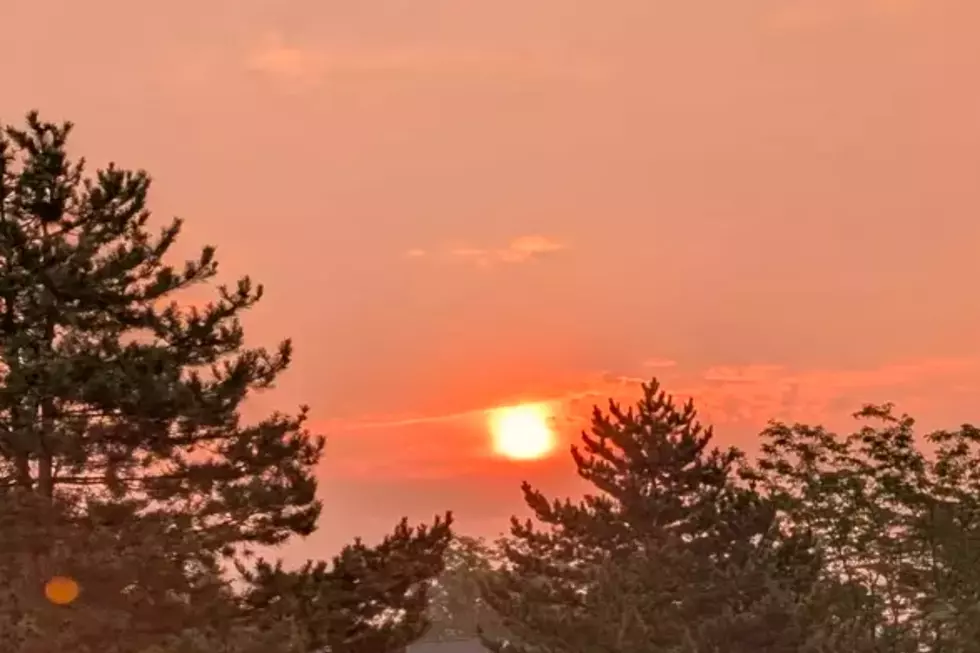 Wildfire smoke mixes with sunset in Twin Falls on August 4, 2026.&nbsp; &nbsp; Credit: Greg Jannetta