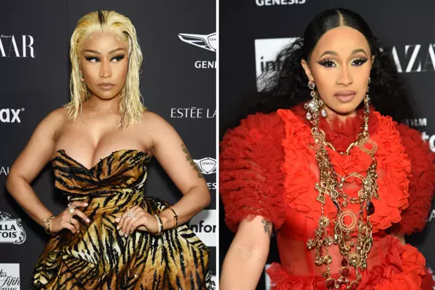 Cardi B Leaves Fashion Week Party With Lump Above Eye After Altercation with Nicki Minaj