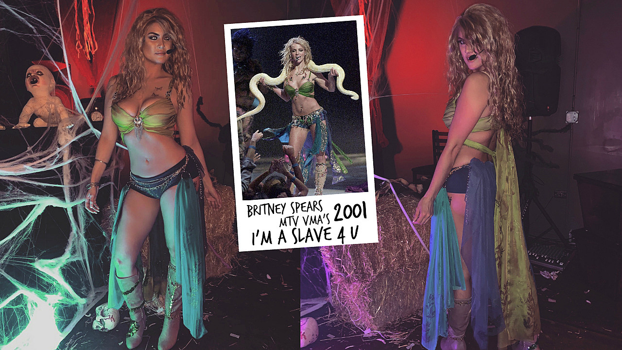 How I Made My Britney Spears - I'm A Slave 4 U Costume