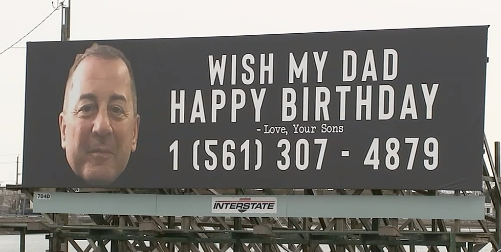 Man gets Calls &#038; Texts after Sons put up Happy Birthday Billboard