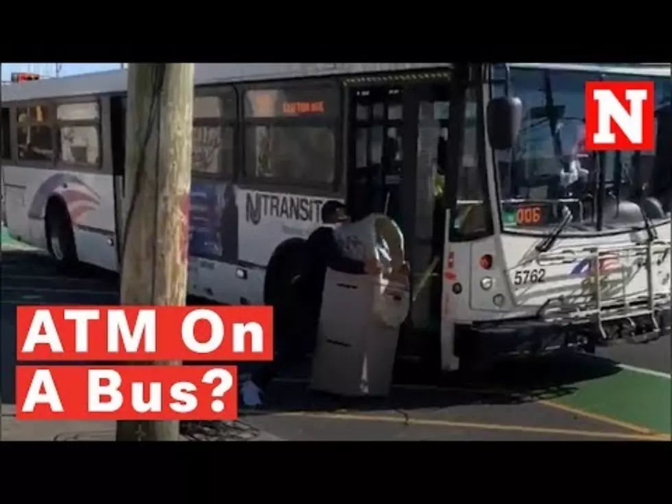Video: Man Goes Viral Trying To Bring ATM On NJ Transit Bus