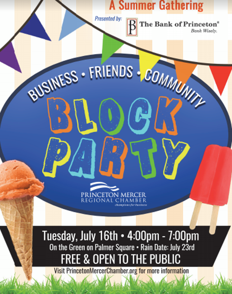 Princeton Mercer Chamber Mid Summer Block Party Tonight!